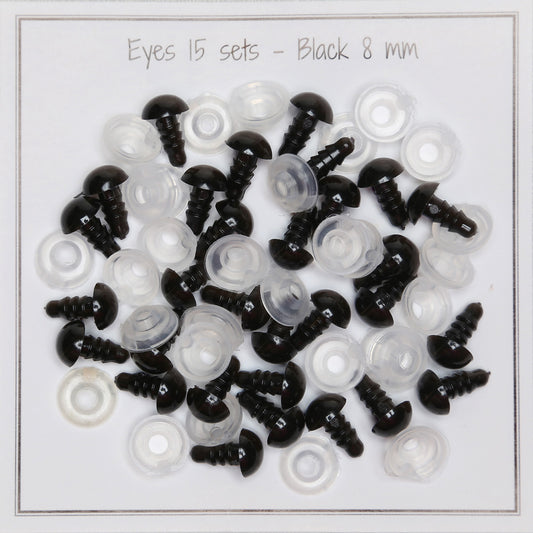 Veiligheidsogen 8mm (15 paar)
