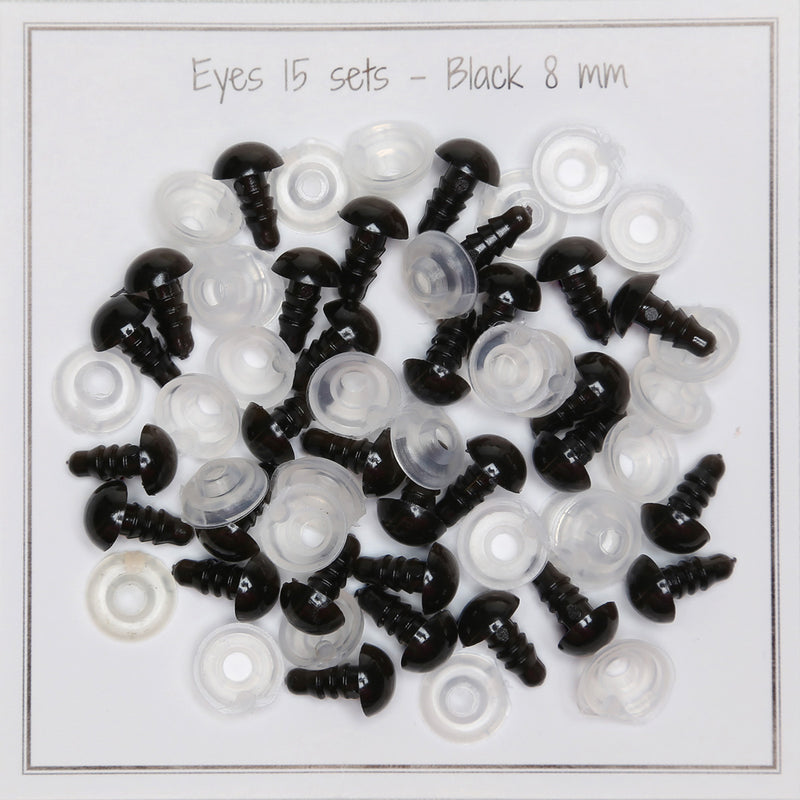 Veiligheidsogen 8mm (15 paar)
